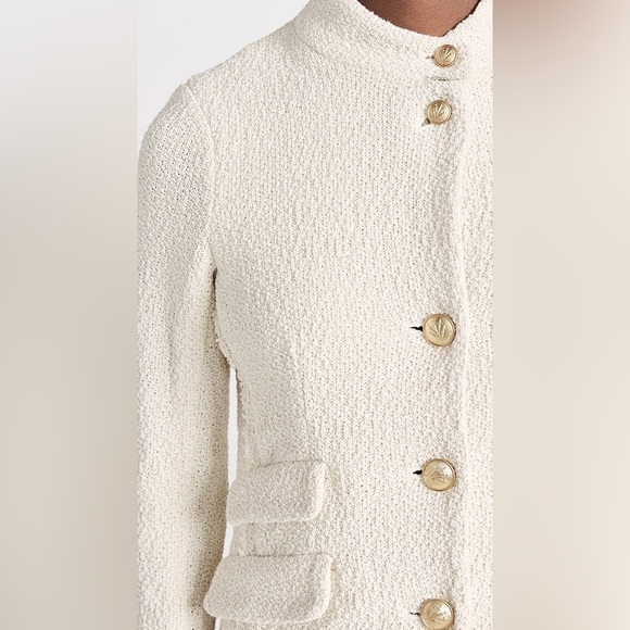 Rag & Bone Slade Ecru textured blazer size 12 - Picture 3 of 8